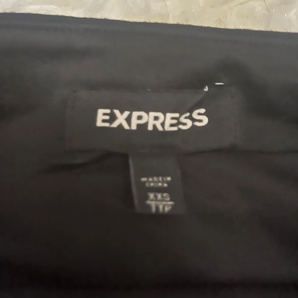 Express Black Sequin mini Skirt